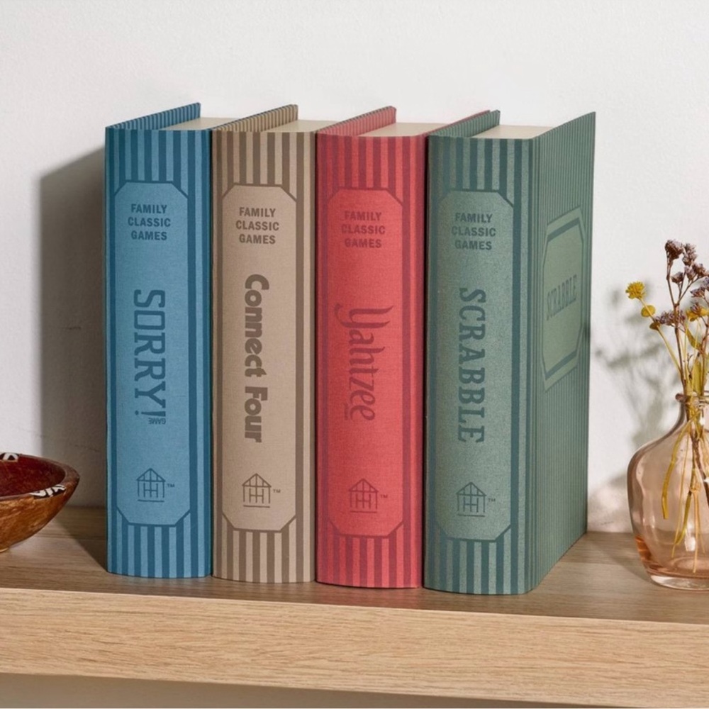 **Set of 4** Bookshelf Books Board Games Bundle Hearth & Hand with Magnolia NEW